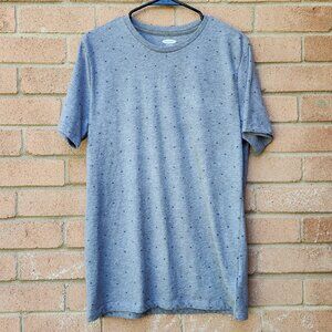 Old Navy Men's T-Shirt Size Medium Gray Printed Soft Wash Casual Everyday Wear